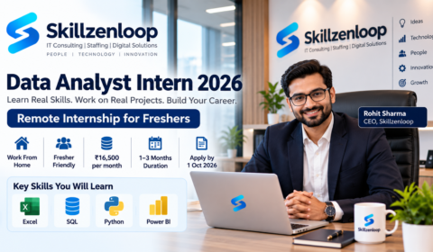 Skillzenloop Data Analyst Intern 2026