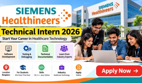 Siemens Healthineers Technical Intern 2026 – Healthcare